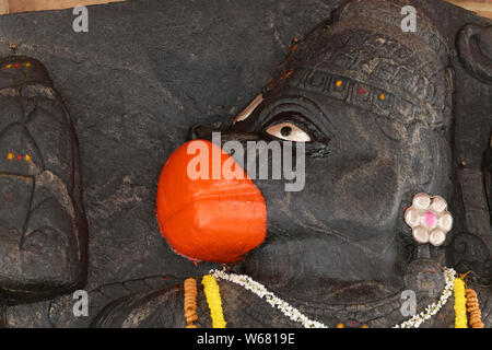 Sri Prasanna Veeranjaneya Swamy Temple, Bangalore, Karnataka, India. Stock Photo