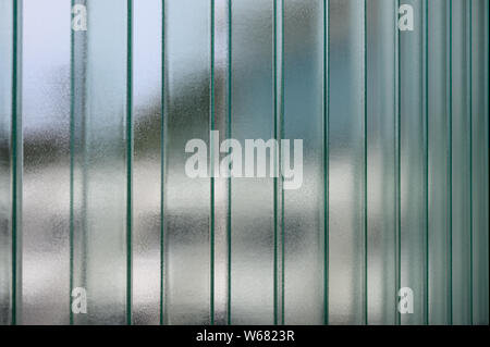 Opaque rough window glass sheet stacked Stock Photo