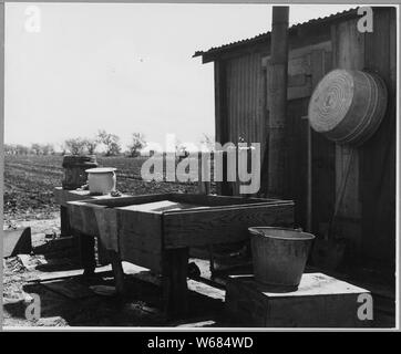 Ryer Island, Sacramento County, California. Facilities in grower's camp for Filipino asparagus field . . .; Scope and content:  Full caption reads as follows: Ryer Island, Sacramento County, California. Facilities in grower's camp for Filipino asparagus field crew. Stock Photo