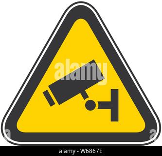 Triangular Warning Hazard Symbol Stock Vector