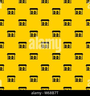 Gas station pattern vector Stock Vector