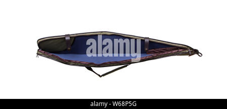 Green soft case for guns isolated for white background Stock Photo - Alamy