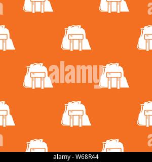 Mine enter pattern vector orange Stock Vector