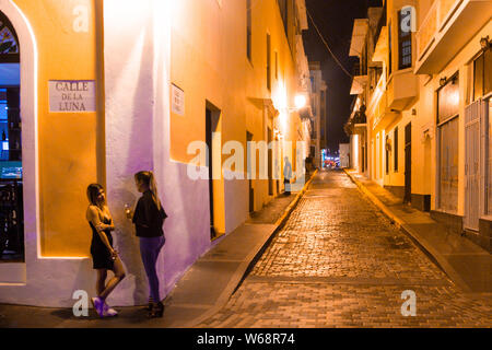 Old San Juan Street Corner, Puerto Rico Stock Photo - Alamy