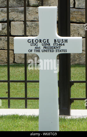 Burial site of President George H. W. Bush Stock Photo