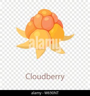 Cloudberry icon, isometric 3d style Stock Vector