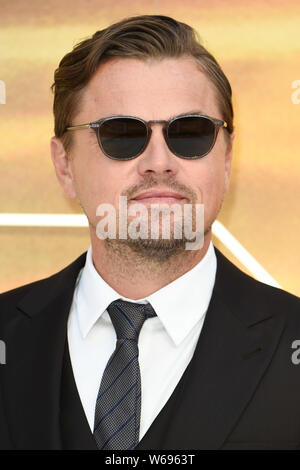 London, UK. 30th July, 2019. LONDON, UK. July 30, 2019: Leonardo Dicaprio at the UK premiere for 'Once Upon A Time In Hollywood' in Leicester Square, London. Picture: Steve Vas/Featureflash Credit: Paul Smith/Alamy Live News Stock Photo