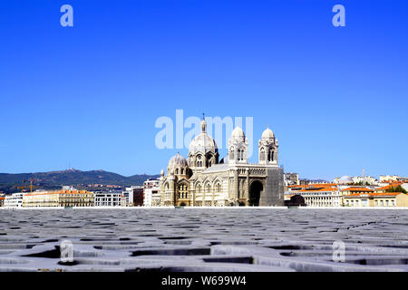 La Major Cathedral in Marseille, France Stock Photo