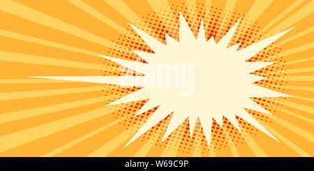 Pop art comic bubble Stock Vector