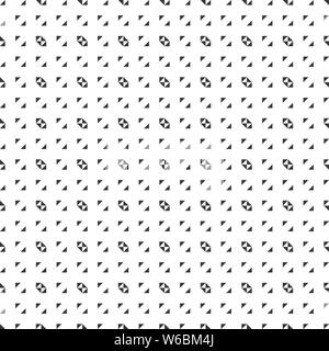 Vector seamless pattern. Abstract small textured background. Classical simple geometrical texture with repeating triangles. Surface for wrapping paper Stock Vector