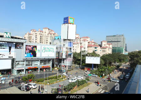 Shopping mall, Gurgaon, Haryana, India Stock Photo