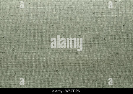 Natural linen texture for the background in beige color. Canvas, burlap. View from above. Stock Photo