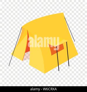 Little tent icon, isometric 3d style Stock Vector