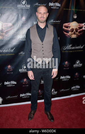 Los Angeles, USA. 30th July, 2019. Daryl Gilmore at the premiere of the documentary 'Illuminated: The True Story of the Illuminati' at the Venue of Hollywood. Los Angeles, 30.07.2019 | usage worldwide Credit: dpa/Alamy Live News Stock Photo