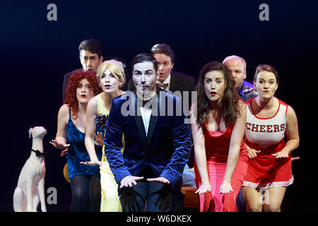 Edinburgh, Scotland. 31 July. 2019. Photocall Press launch Assembly. Edinburgh Fringe Festival. Pictured, cast from the show Friendsical: A Parody Musical About Friends. Pako Mera/Alamy Live News Stock Photo