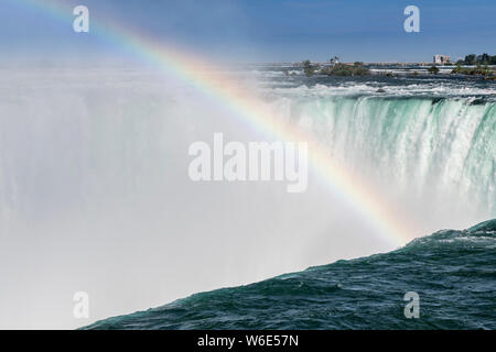 Rainbow over Niagara Falls Stock Photo