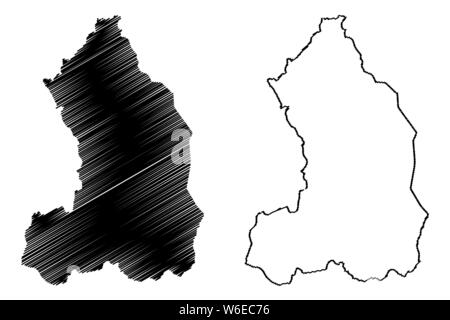 Eastern Province (Republic of Rwanda, Provinces of Rwanda) map vector ...