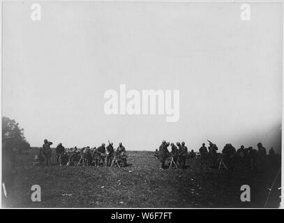 American soldiers at a camp in France during World War One Stock Photo ...