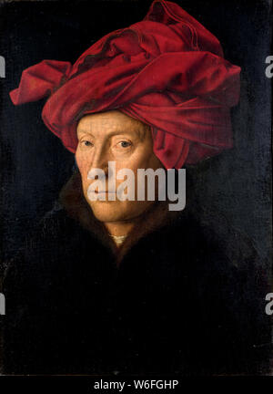 Portrait of artist Jan van Eyck, Giovanni Battista Cecchi, after ...