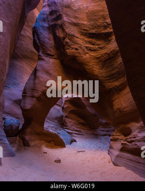 Peekaboo and Spooky Slot Canyon Arches Stock Photo