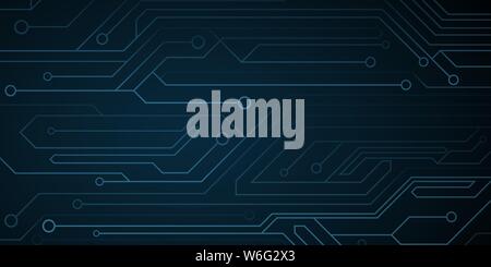 Futuristic cyber computer circuit background. Circuit board. Electronic network. Vector illustration. EPS 10 Stock Vector