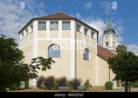 Parish church of the Assumption of Mary, Bodenmais, Bavarian Forest, Bavaria, Germany Stock Photo