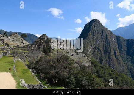 15th Century Inca Citadel, Machu Picchu Stock Photo