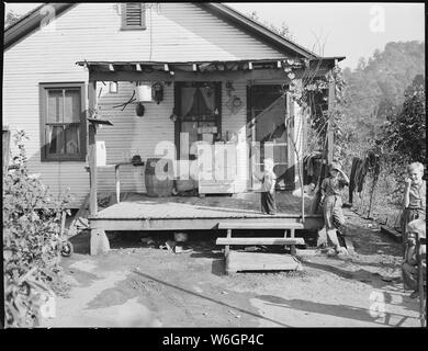 Front Porch Of Home Of Murray Price Miner They Have Running