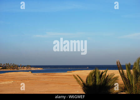 The Red Sea holiday resort of Port Ghalib in Egypt Stock Photo