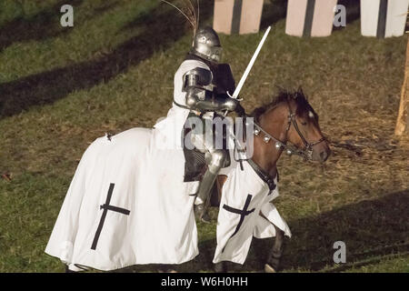 Historical Reenactment The Siege of Malbork in Malbork, Poland. July 20th 2019 © Wojciech Strozyk / Alamy Stock Photo Stock Photo