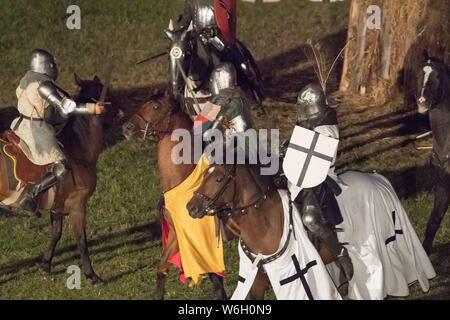 Historical Reenactment The Siege of Malbork in Malbork, Poland. July 20th 2019 © Wojciech Strozyk / Alamy Stock Photo Stock Photo