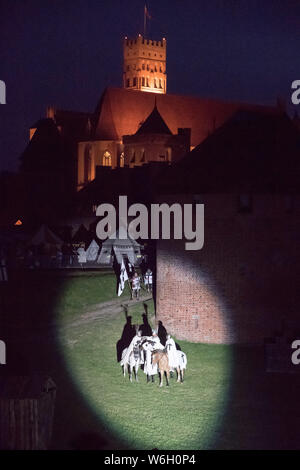 Historical Reenactment The Siege of Malbork in Malbork, Poland. July 20th 2019 © Wojciech Strozyk / Alamy Stock Photo Stock Photo