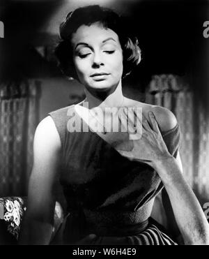 Birgitte Federspiel, Publicity Portrait for the Film, 'A Stranger Knocks', Original Danish Title, 'En Fremmed Banker Pa', 1959, distributed in the U.S. by Trans-Luxe, 1965 Stock Photo