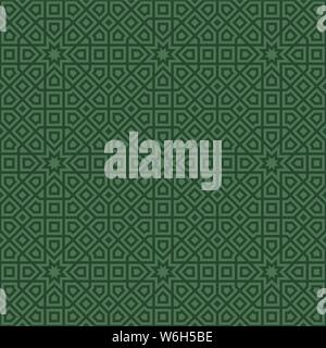 Background with seamless pattern in islamic style. Eastern geometric ornament. Arabic seamless pattern. Stock Vector