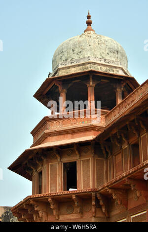 Jahangiri Mahal, Jahangir Palace, Agra Fort, India, Asia, UNESCO World Heritage Site Stock Photo