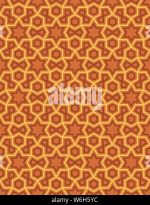 Abstract pattern in Arabian style. Seamless vector background. Islamic abstract ornament pattern Stock Vector