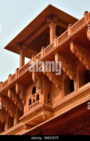 Jahangiri Mahal, Jahangir Palace, Agra Fort, India, Asia, UNESCO World Heritage Site Stock Photo