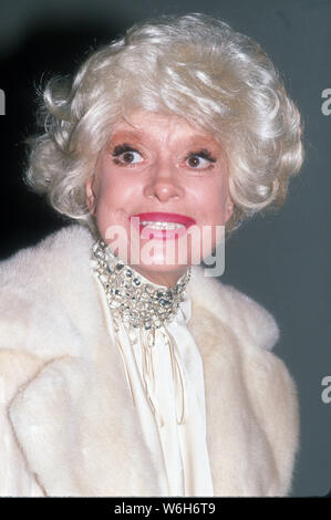 Carol Channing, 1986, Photo By John Barrett/PHOTOlink Stock Photo - Alamy