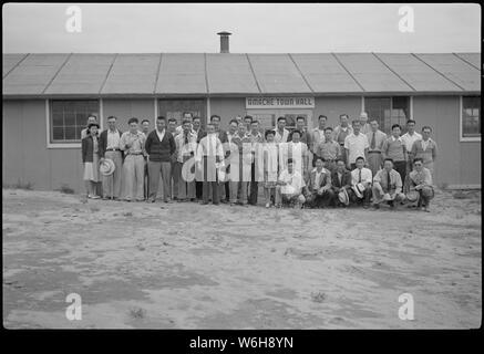 Granada Relocation Center, Amache, Colorado. Amache Community Council. Stock Photo