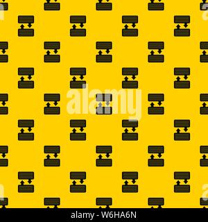 Infographic blocks with arrows pattern vector Stock Vector
