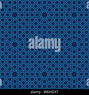 Abstract pattern in Arabian style. Seamless vector background. Islamic abstract ornament pattern Stock Vector