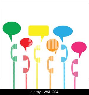 Call Center Help. Customer Service Logo. Support and Contact. Phone for Communication. Speech Bubbles or Text Boxes. Stock Vector