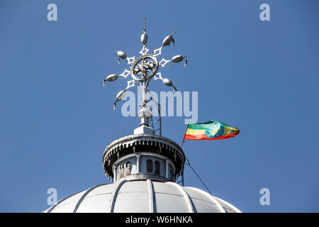 Dome of St. George's Cathedral; Addis Ababa, Ethiopia Stock Photo