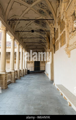 PADUA, ITALY - MAY 3, 2016: Palazzo Bo, historical building home of the Padova University from 1539, in Padua, Italy Stock Photo