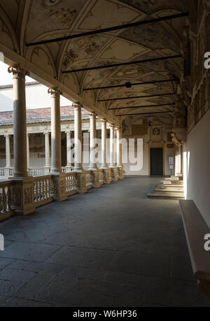 PADUA, ITALY - MAY 3, 2016: Palazzo Bo, historical building home of the Padova University from 1539, in Padua, Italy Stock Photo