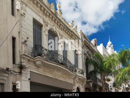 Landmarks and Beautiful Buildings in Montevideo, Uruguay; the architecture of Montevideo ranges from neoclassical buildings to the postmodern style. Stock Photo