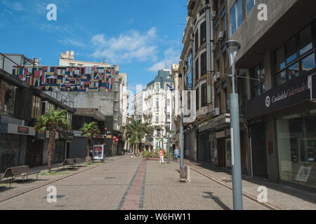 Landmarks And Beautiful Buildings In Montevideo, Uruguay; The ...