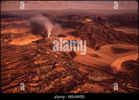 INSPIRATION CONSOLIDATED COPPER CO.'S MINES AND SMELTER, 90 MILES EAST ...