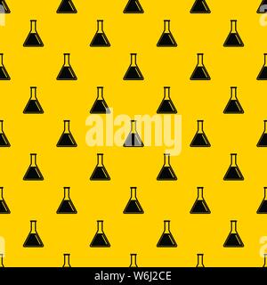 Test tube with oil pattern vector Stock Vector
