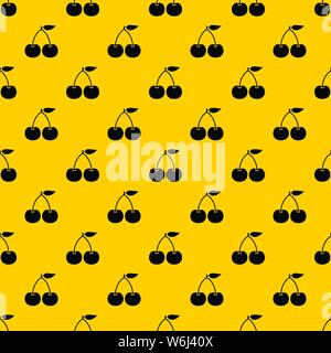 Cherry pattern vector Stock Vector